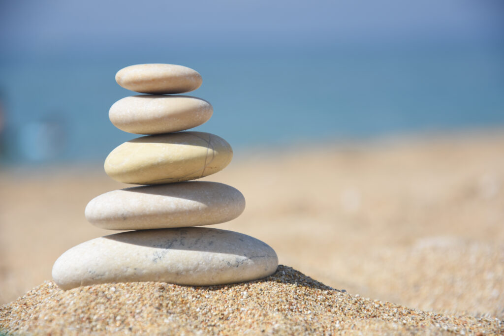 Steine, Balance, Ganzheitliche Kieferorthopädie